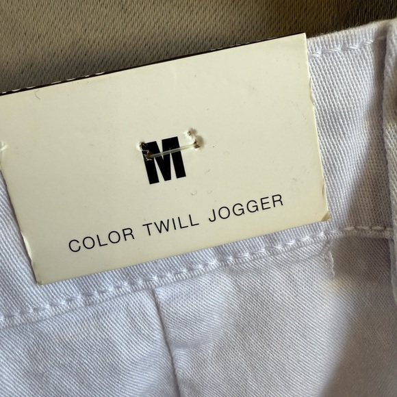 NWT American Bazi Color Twill Jogger white Medium - Picture 5 of 6